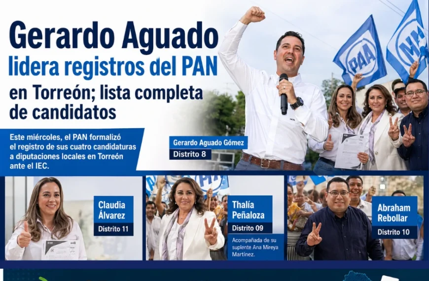 Gerardo Aguado lidera registros del PAN en Torreón;&hellip;
