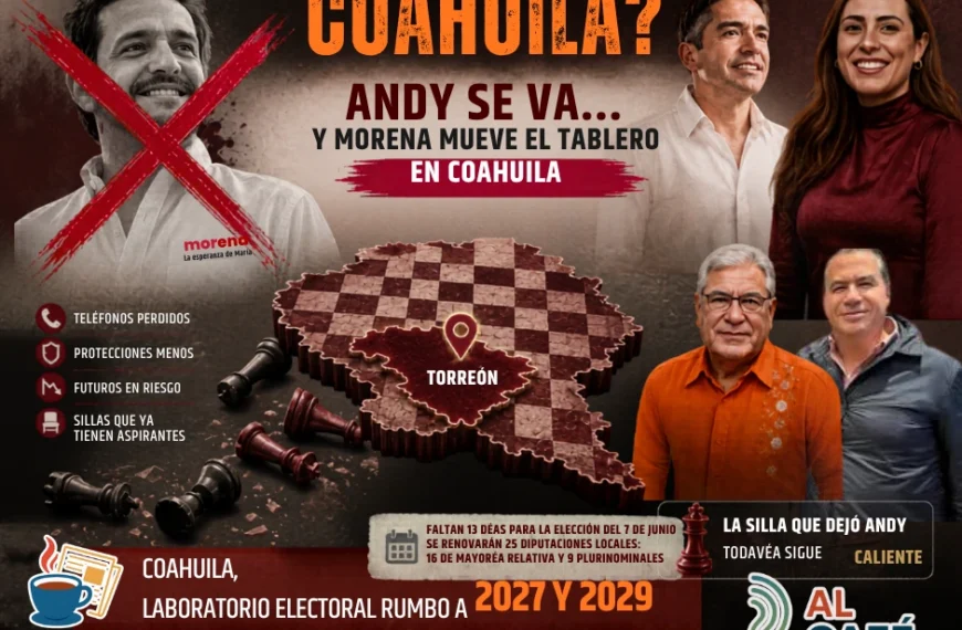 De Torreón a Tabasco: la salida de Andy cambia el juego en Coahuila