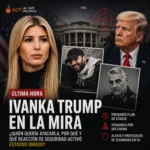 ¿Quién quería atacar a Ivanka Trump? Esto es lo que se sabe