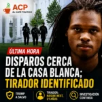 Disparos cerca de la Casa Blanca desatan operativo; abten a atacante