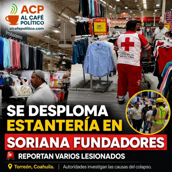 Se desploma estantería en Soriana Fundadores Torreón; reportan&hellip;