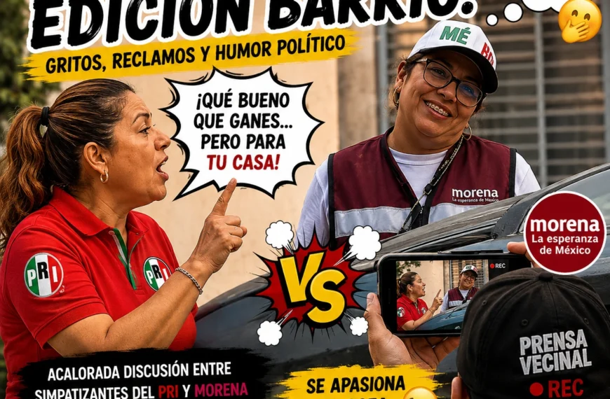 ¡Qué bueno que ganes… pero para tu casa!”: simpstizantes del PRI y Morena en Valle Verde se vuelve viral