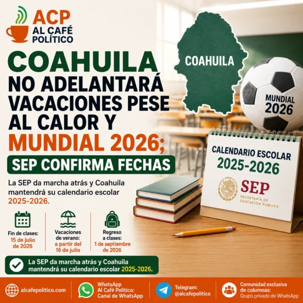 Coahuila no adelantará vacaciones pese al calor y&hellip;
