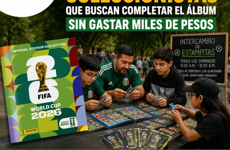 Saltillo reúne a coleccionistas que buscan completar el álbum sin gastar de más