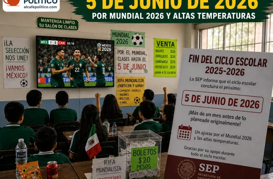 Mundial 2026 y calor extremo acortan un mes las clases en México