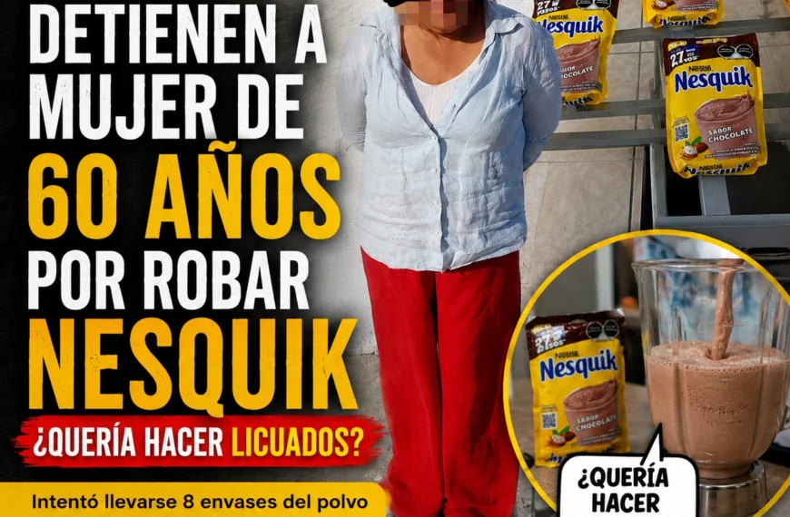 Mujer de 60 años es detenida por  robo de Nesquik en Soriana Torreón