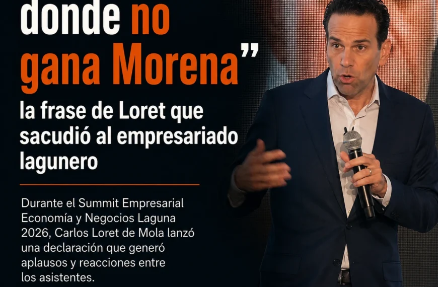 “Un lugar donde no gana Morena”: la frase de Loret que sacudió al empresariado lagunero