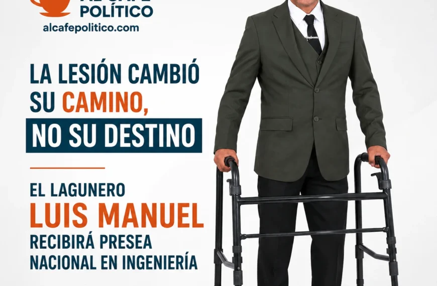 “Una lesión medular cambió su vida, no sus sueños: Luis Manuel recibe Presea Académica nacional”