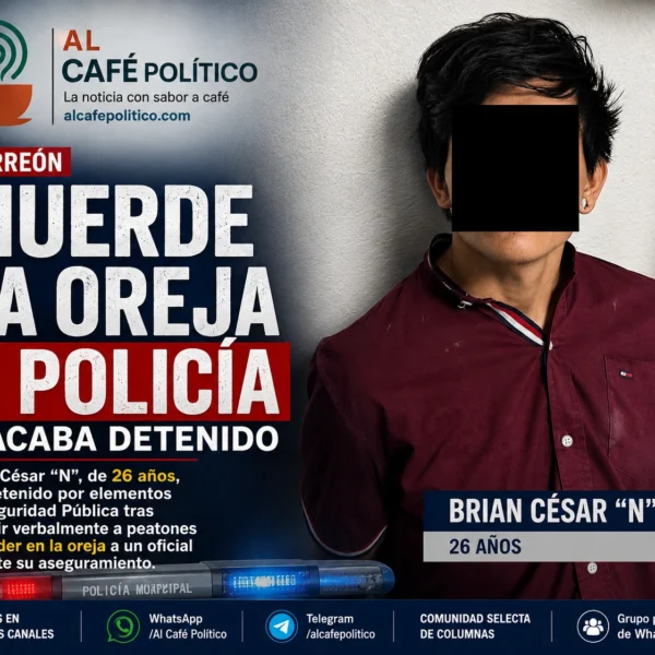 Brian “N” muerde la oreja de un oficial&hellip;