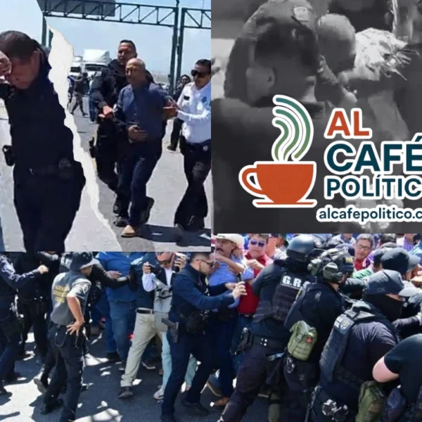 Bloqueo de obreros de AHMSA acaba en enfrentamiento&hellip;