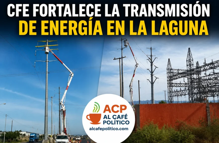 Tras apagones y fallas, CFE fortalece transmisión eléctrica en La Laguna