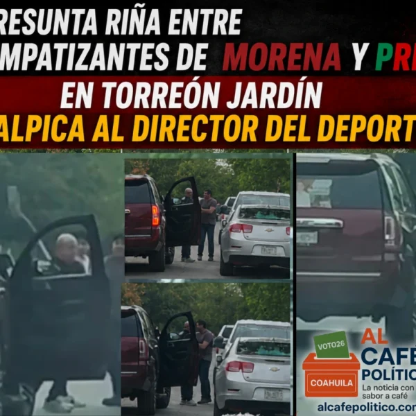 Viralizan videos de riña vial entre PRI y&hellip;