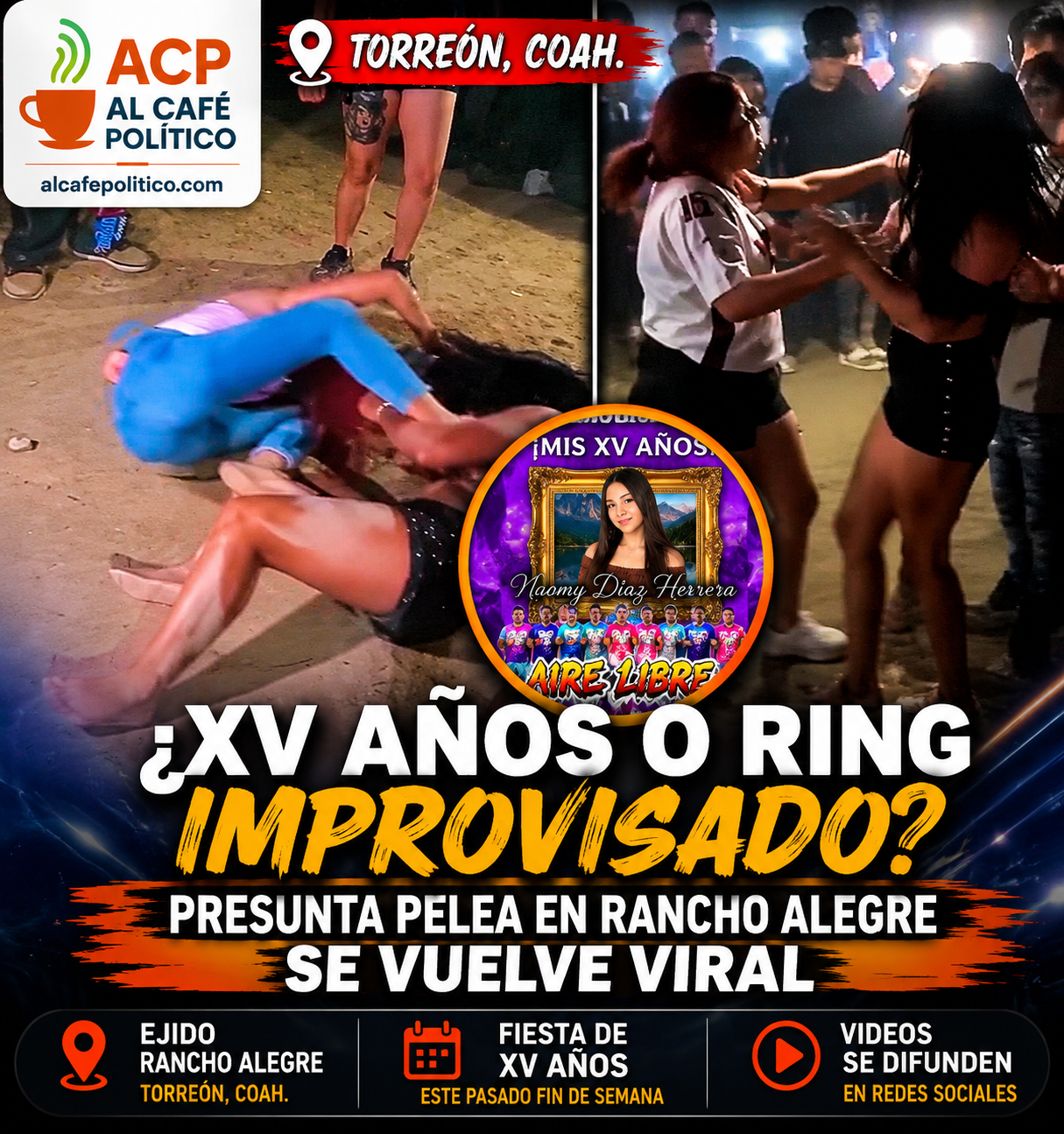 Riña entre mujeres desata caos durante XV años&hellip;