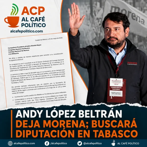 Otro cambio en Morena: hijo de López Obrador&hellip;