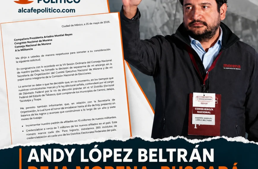 Otro cambio en Morena: hijo de López Obrador deja dirigencia nacional por diputación federal