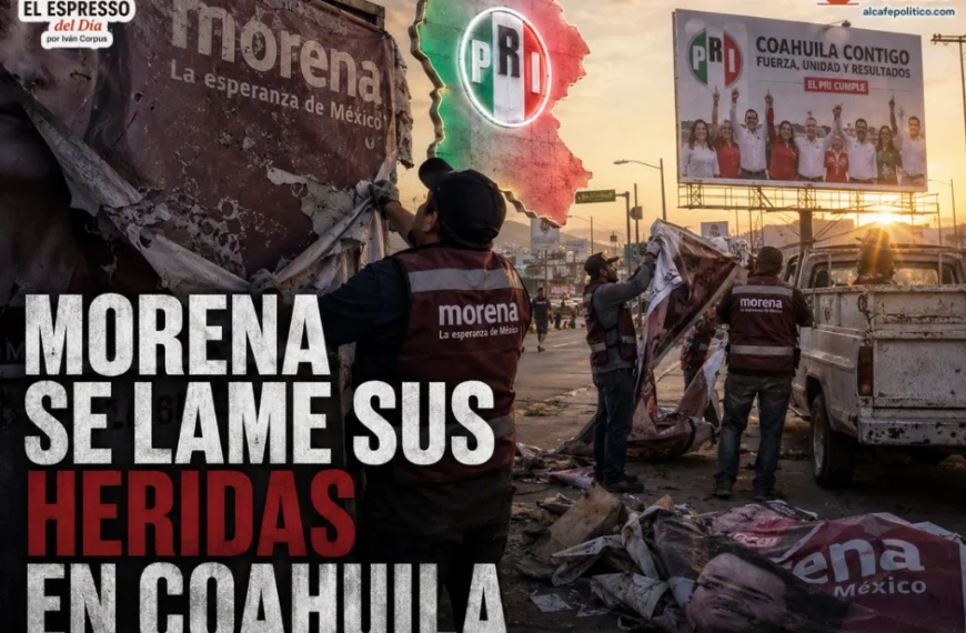 Morena se lame sus heridas