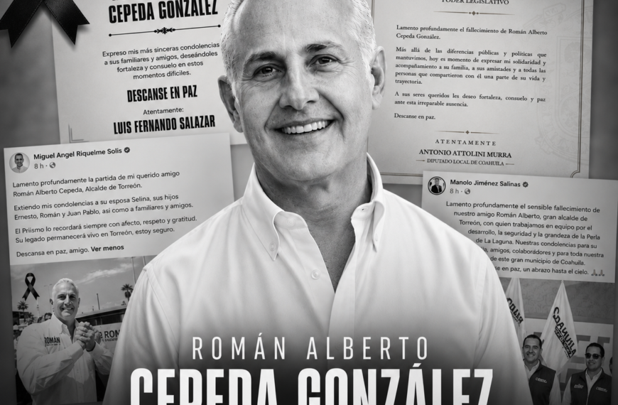 De Manolo a Attolini: así reaccionó la clase política a la muerte de Román Cepeda