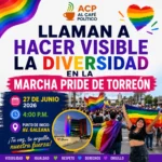 Alianza Nacional de Marchas respalda Pride Torreón 2026