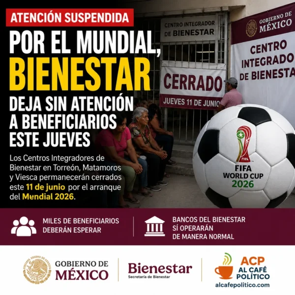 Beneficiarios deberán esperar; Bienestar pausa actividades por el&hellip;