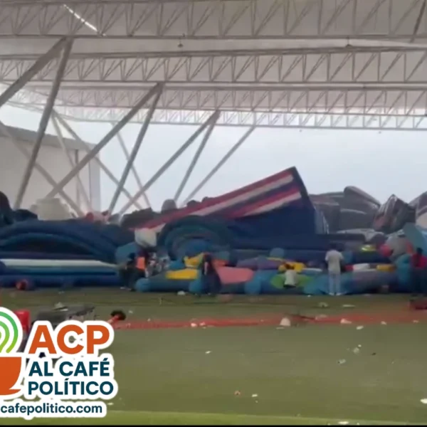 Fuertes vientos provocan incidente en inflable gigante de&hellip;