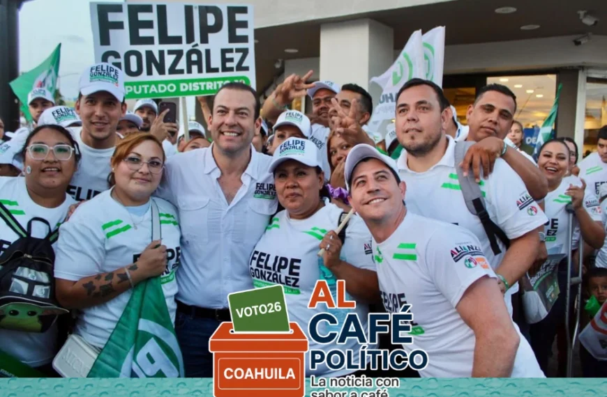 Felipe González cierra campaña en mega crucero en Torreón