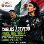 Carlos Acevedo hace historia: se une a Oribe Peralta como los únicos laguneros convocados a un Mundial