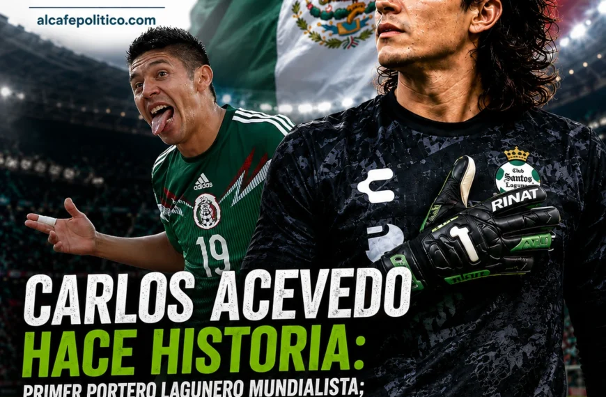 Carlos Acevedo hace historia: se une a Oribe Peralta como los únicos laguneros convocados a un Mundial