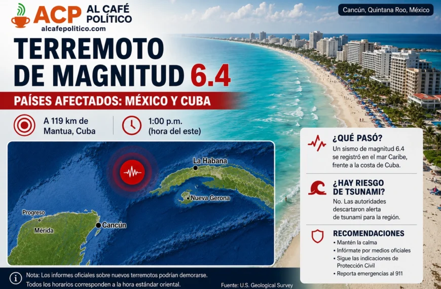 ¿Por qué tembló en Cancún? Esto se sabe del sismo que sacudió el Caribe