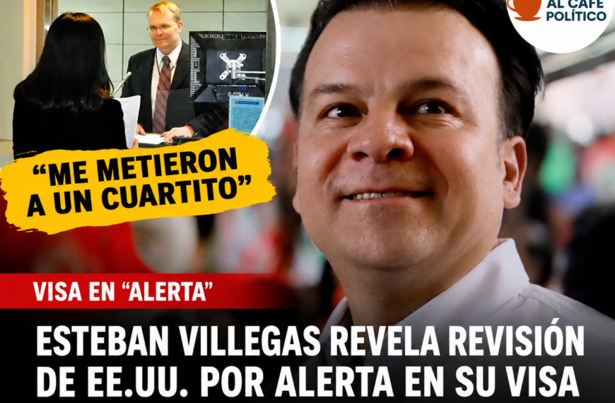 “Me metieron a un cuartito”: gobernador de Durango Esteban Villegas revela revisión por alerta en su visa