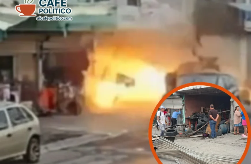 VIDEO Explosión en vulcanizadora deja un muerto y&hellip;