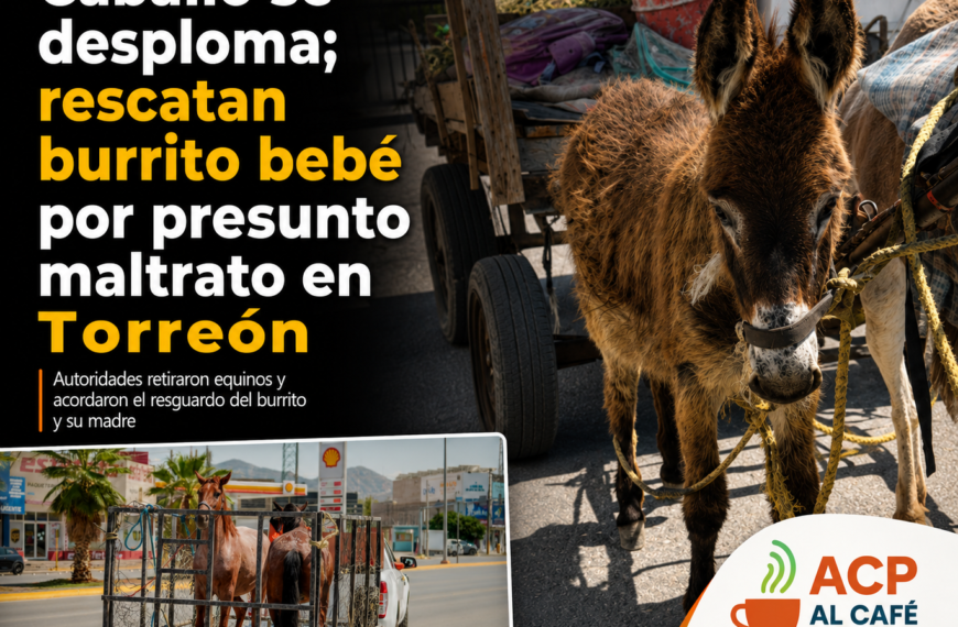 Autoridades intervienen por presunto maltrato a caballos y un burrito bebé
