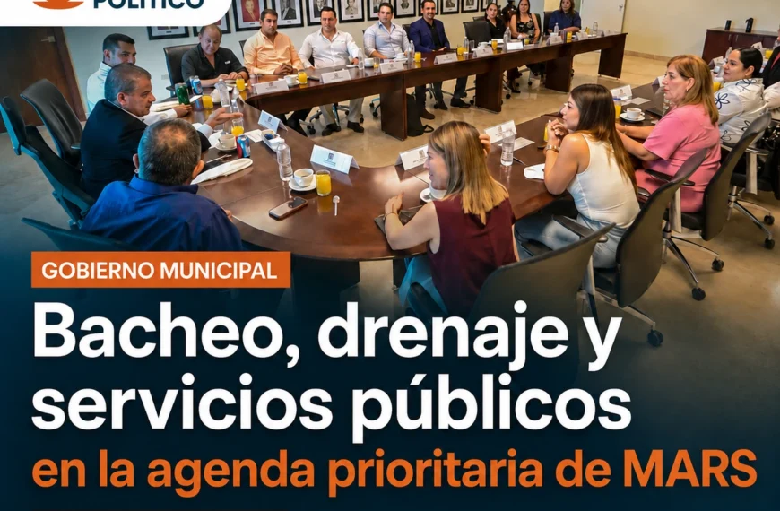 Bacheo, drenaje y servicios públicos, en la agenda prioritaria de Riquelme