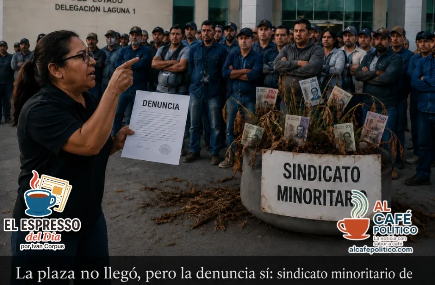 La plaza no llegó, pero la denuncia sí: sindicato de Torreón bajo presión