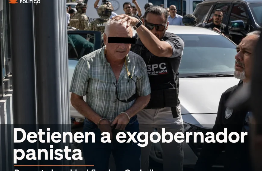 Detienena exgobernador de Baja California, por presunto huachicol fiscal