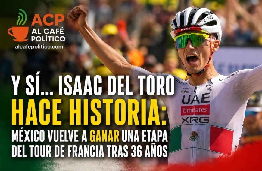 Y sí… Isaac del Toro hace historia: México vuelve a ganar una etapa del Tour de Francia tras 36 años