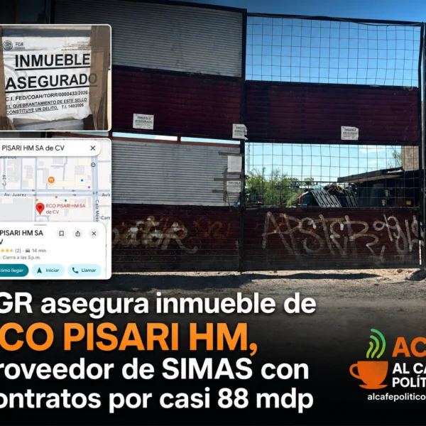 FGR asegura inmueble de ECO PISARI HM, proveedor&hellip;