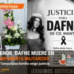 Dafne tenía 13 años: murió en campamento militarizado y su madre exige justicia