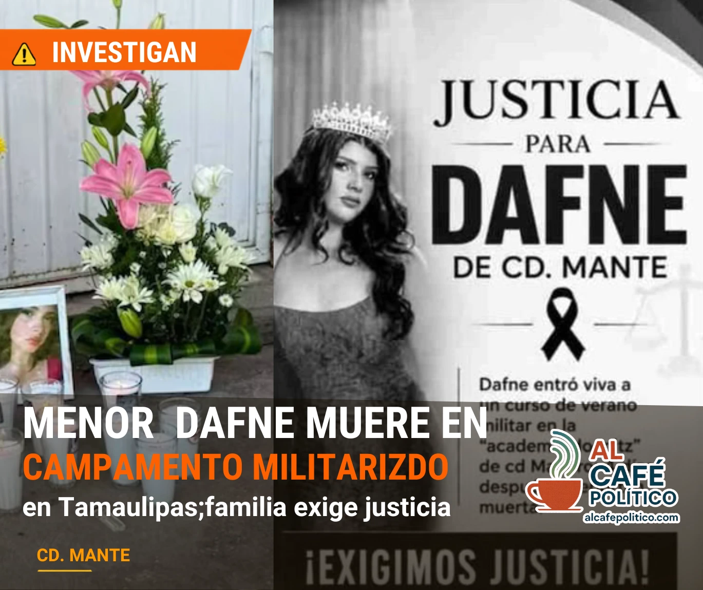Dafne tenía 13 años: murió en campamento militarizado&hellip;