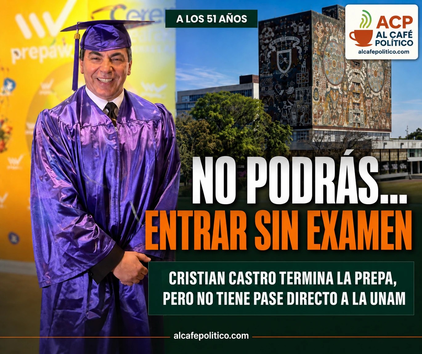 ¿Cristian Castro se graduó de la UNAM? La&hellip;