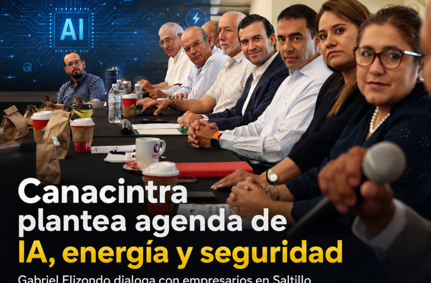 Seguridad, energía e IA: las inquietudes de Canacintra llegan al Senado