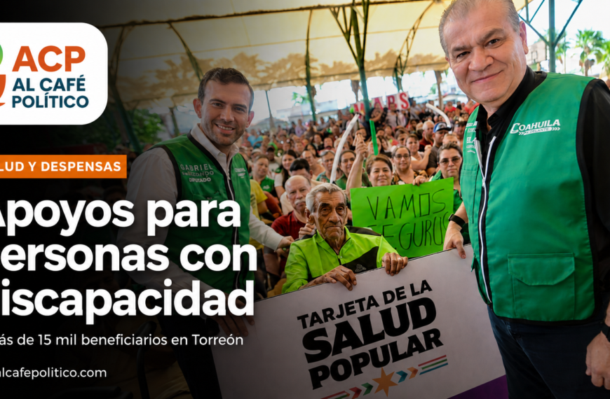 Más de 15 mil personas con discapacidad recibirán despensas y servicios de salud