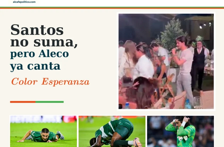 Aleco canta Color Esperanza mientras Santos permanece en&hellip;
