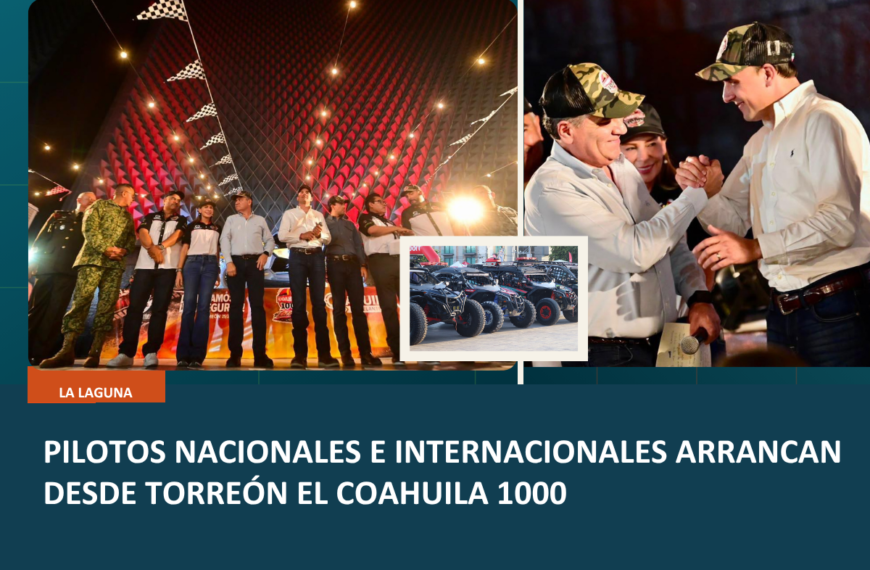 Coahuila 1000 enciende motores en Torreón con pilotos internacionales