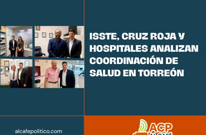Juan Pérez se reúne con directivos del sector salud para ampliar servicios en Torreón