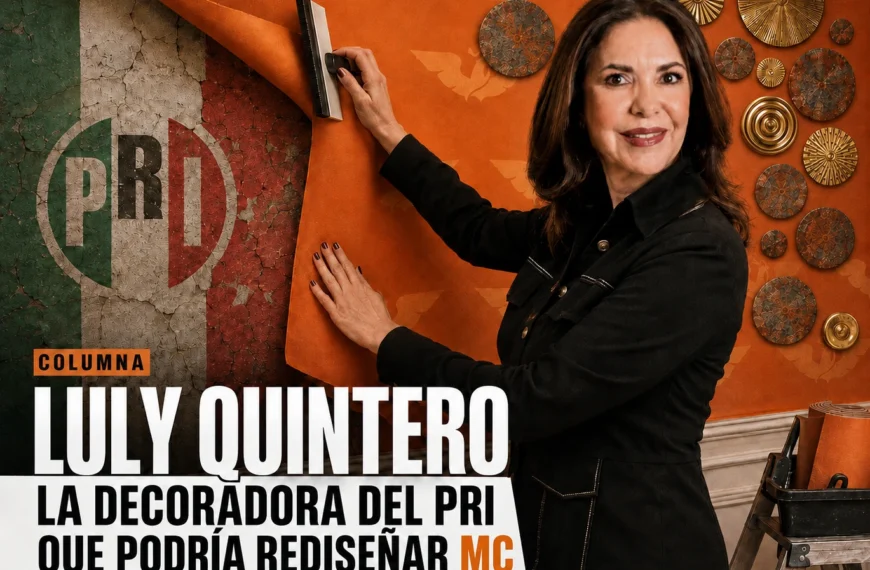 MC, ¿lo nuevo… con decoradora del viejo PRI?
