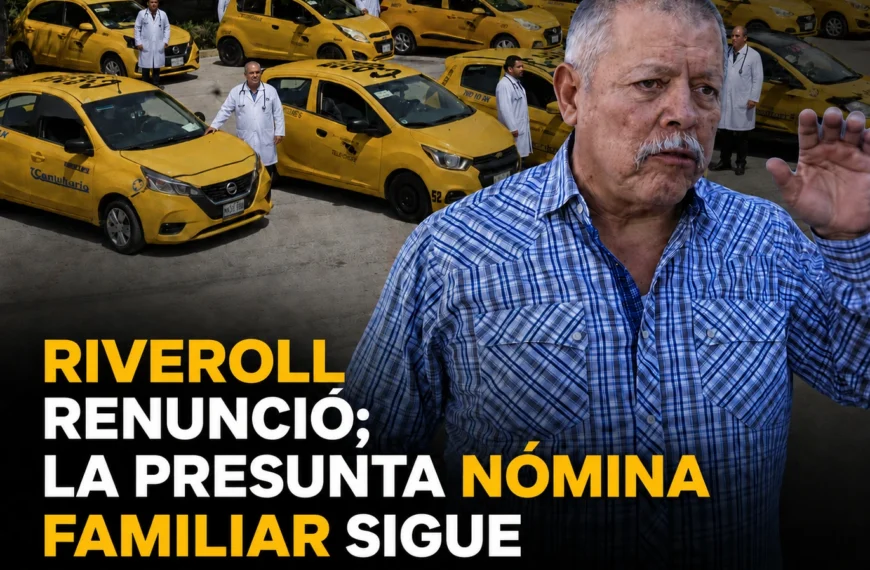 Riveroll se fue por salud, ¿pero su presunta nómina familiar sigue cobrando?