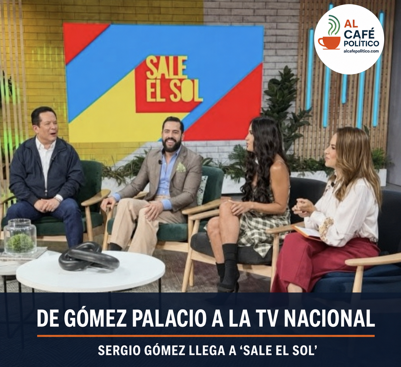 Sergio Gómez-Villarreal lleva el talento lagunero a “Sale el Sol”