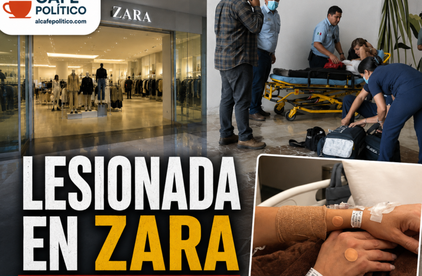Repisa cae sobre clienta en Zara de Galerías Laguna; denuncia negligencia