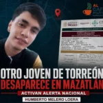 Otro joven de Torreón desaparece en Mazatlán; activan Alerta Nacional