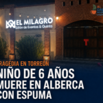 Muere niño de seis años en alberca con espuma durante convivencia en Torreón